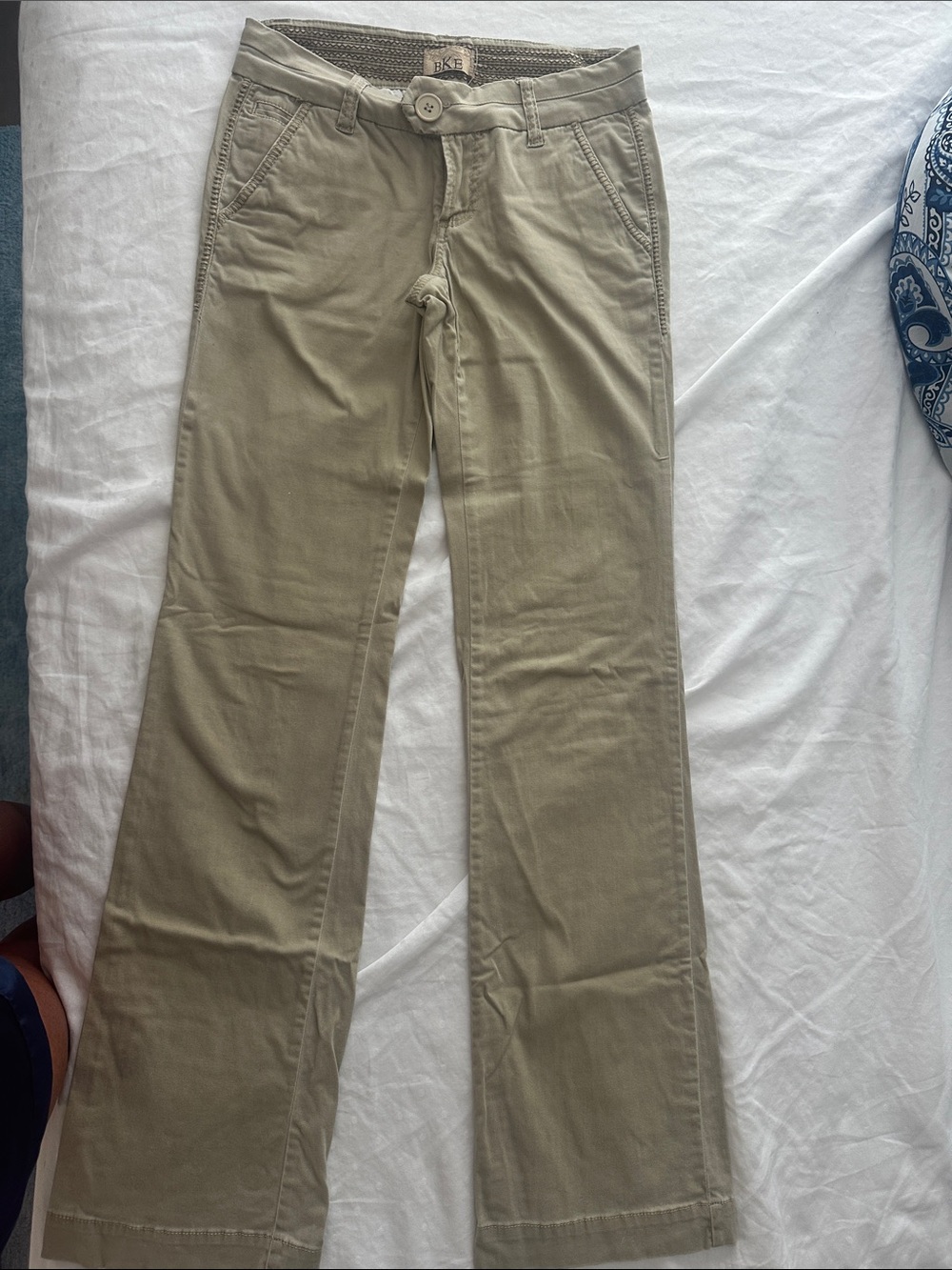 BKE Women's Olive Flare Jeans